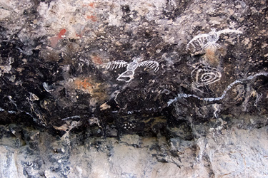 Petrographs in Garden Canyon