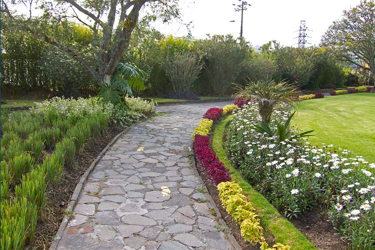 [Hotel Garden Path]