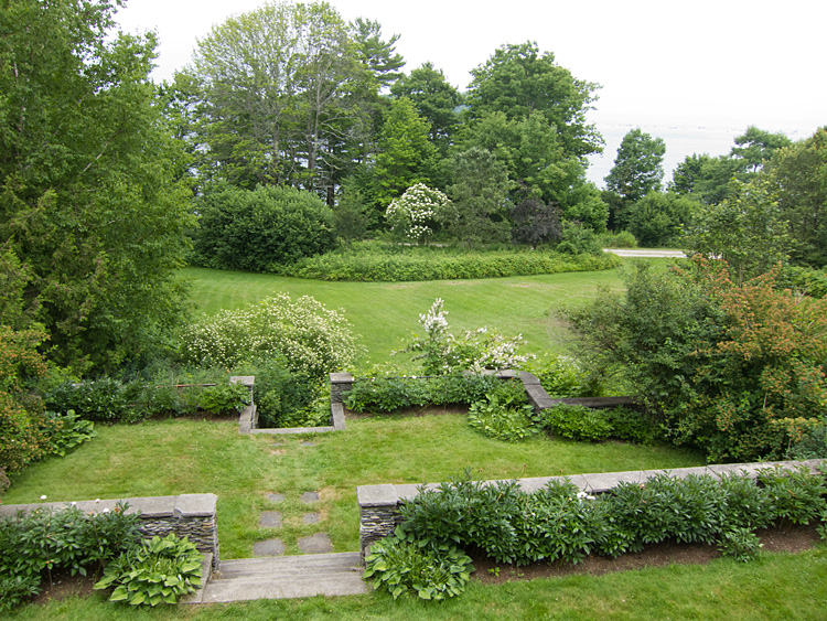 [Garden at the College]