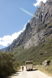 In Quebrada Llanganuco